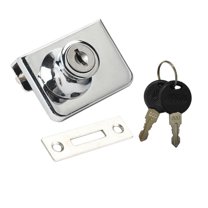 Drawer Cabinet Display Case Glass Showcase Sliding Glass Door Keyed Lock, with 2 Pieces Keys , 48x35mm B