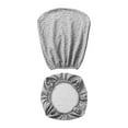 thumbnail image 4 of Funda para silla giratoria de 2 piezas, funda protectora elástica extraíble para muebles Gris, 4 of 9