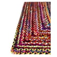 thumbnail image 6 of Unique Loom Braided Chindi Collection Area Rug - Layer (5' 1" x 8' Rectangle Multi/Blue), 6 of 7