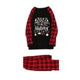 thumbnail image 3 of Odeerbi Christmas Pajamas For Family Matching Outfits Women Men Red Plaid Jammies Holiday Pjs Clothes Mum And Dad Pajamass Sleepwear, 3 of 4