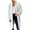 #0288-White, variant on TaTaai Women's Chunky Knit Cardigan V Neck Open Front Oversized Long Coat for Fall Winter