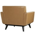 thumbnail image 3 of Modway Engage Bonded Leather Armchair in Tan, 3 of 5