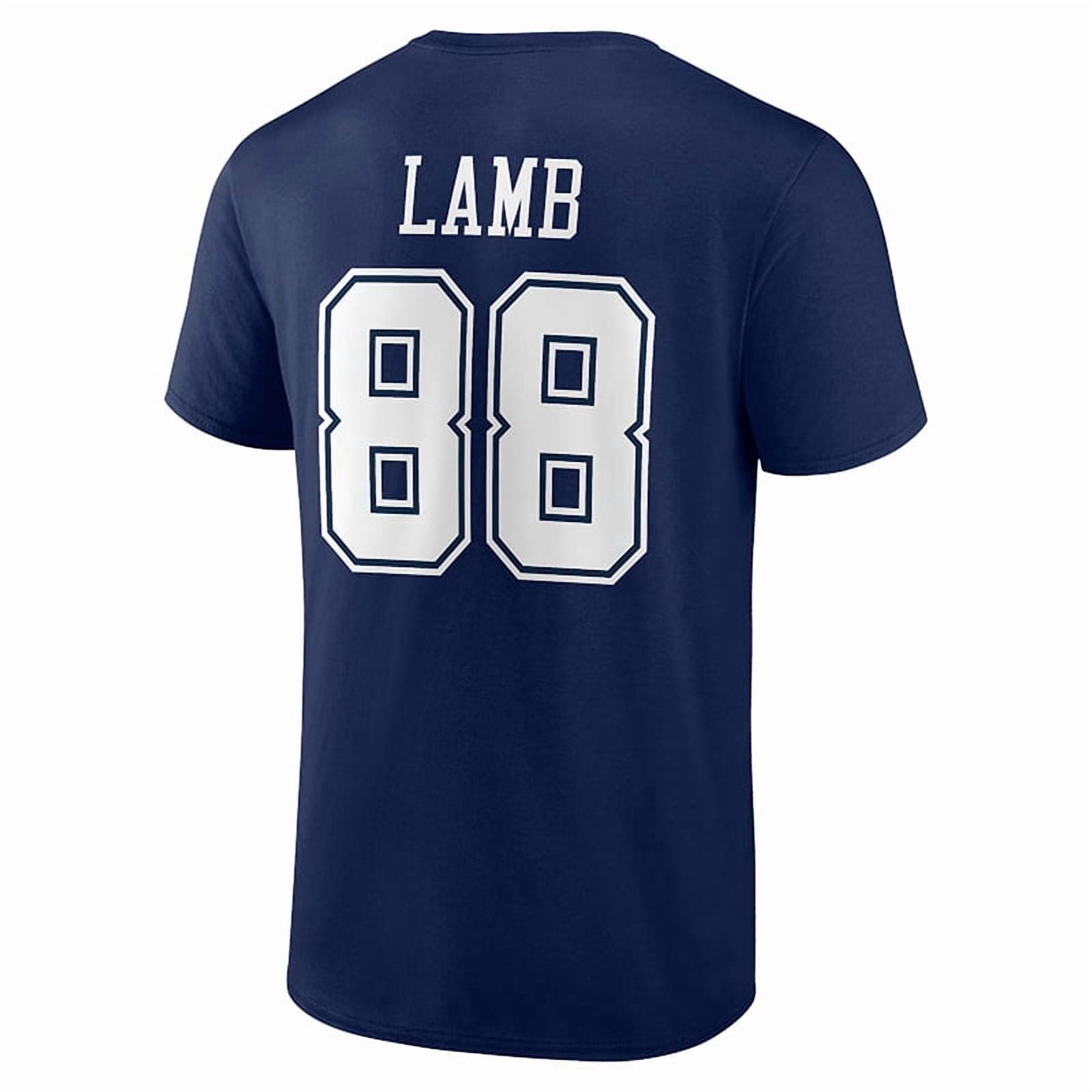NFL CeeDee Lamb Dallas Cowboys Mens Name & Number Short Sleeve Tee