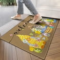 thumbnail image 5 of Happy Easter Indoor and Outdoor Doormat,Easter Bunny Doormat Front Door Mat with Non-Slip Rubber Backing,Entryway Easter Decor, Spring Home Decor 30"x17", 5 of 6