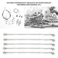 thumbnail image 4 of 20Pcs Stainless Steel Jewelry Findings Making Lobster Clasp Extension Chain 5in, 4 of 8