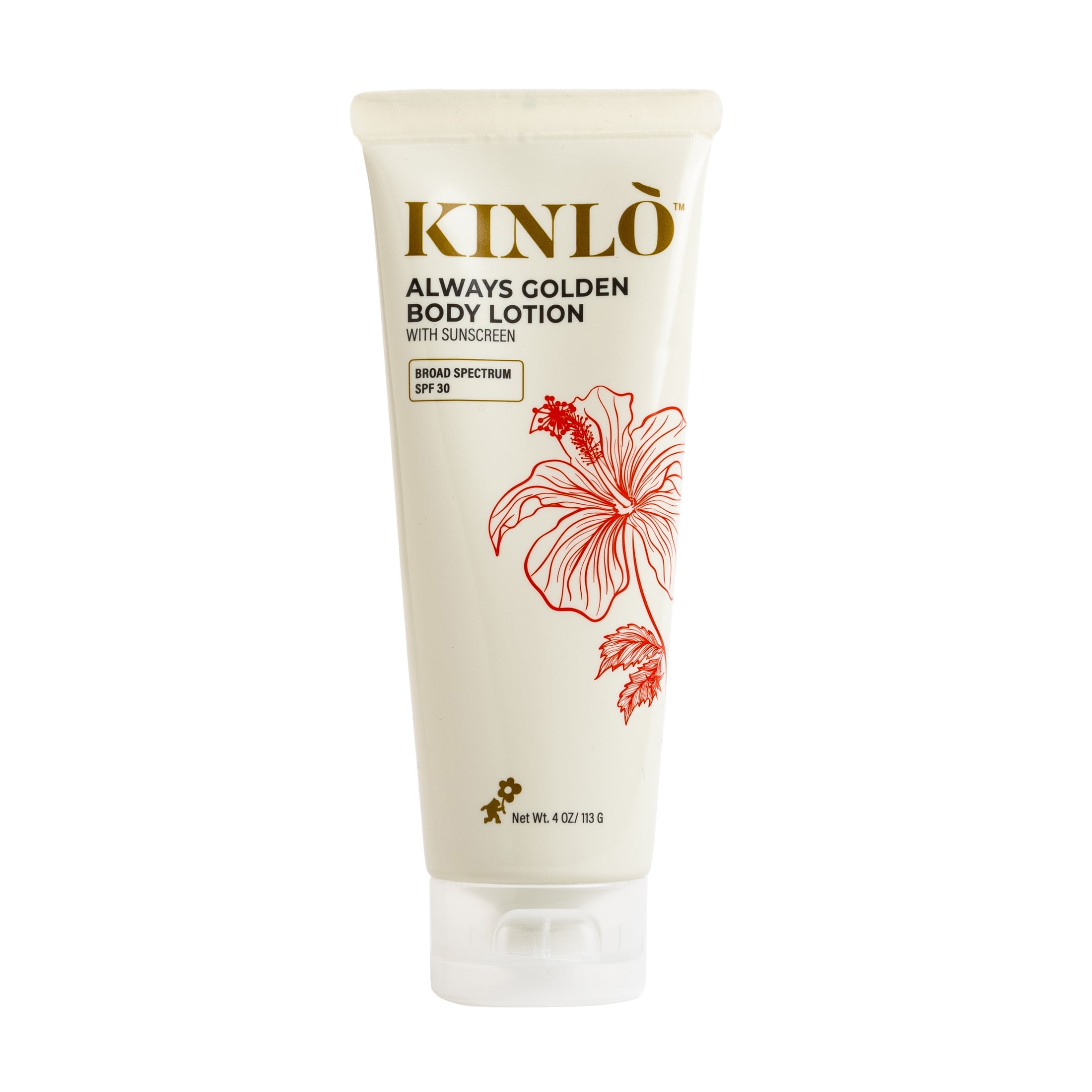 KINLO Always Golden Body Lotion with SPF 30, Daily Moisturizer, Blue Light Protection, Non-Greasy 4 oz