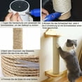 thumbnail image 3 of Cuerda para árbol de gatos, cuerda de sisal para gatos, resistente y duradera para rascar cuerda, cuerda de jardín, para gatos, cuerda para rascar, agrupación de jardín, decoración de bricolaje de ja, 3 of 5