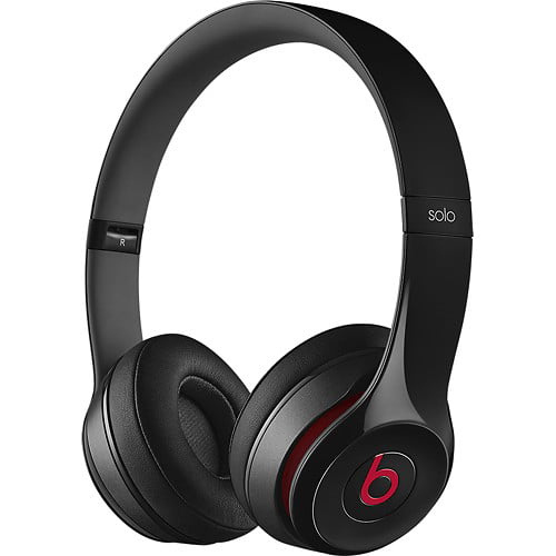 Vandre at tilføje en gang Restored Apple Beats Solo2 Black Wired On Ear Headphones MH8W2AM/A  (Refurbished) - Walmart.com