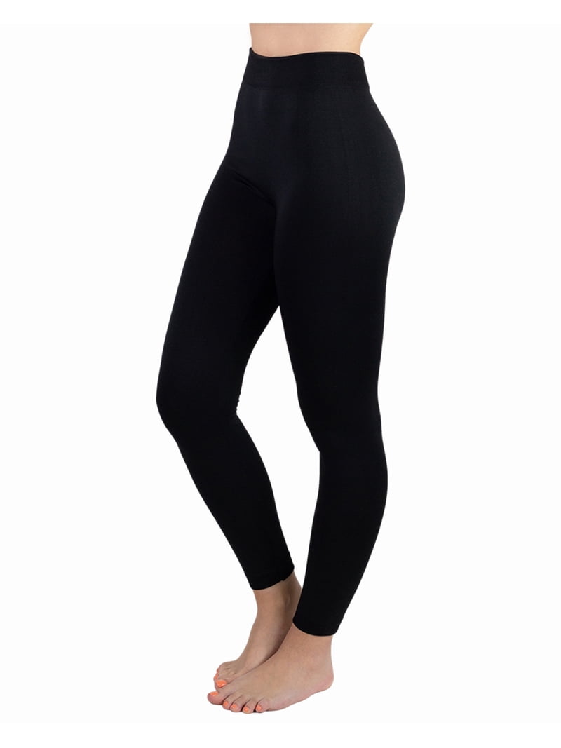 TruFit Women's Long Sports Fleece Lined Leggings, Spandex High