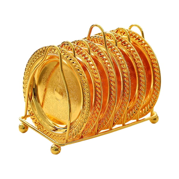Estante para platos de armario de hierro, organizador platos, estante para platos sin alfombrilla, soporte de exhibición para comedor, cocina, armario, RV Dorado Soledad Organizador de platos