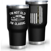 Dad Gifts for Men 30 Oz I''m Not Old I''m Classic Cup Tumbler Coffee Mug with Lid and Straw Mens Father''s Day, Christmas and Birthday Gifts Idea 50th 60th 70th 80th