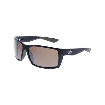Costa Del Mar Polarized Reefton RFT75OSCP Black Rectangle Sunglasses