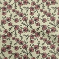 thumbnail image 1 of oneOone Viscose Chiffon Light Yellow Fabric Floral Retro Craft Projects Decor Fabric Printed By The Yard 42 Inch Wide, 1 of 5