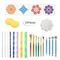 thumbnail image 1 of 25 Pcs Dot Painting Tools Kit Mandala Dotting Tools Mandala Stencil Kit Multifunction Diy Painting, 1 of 7