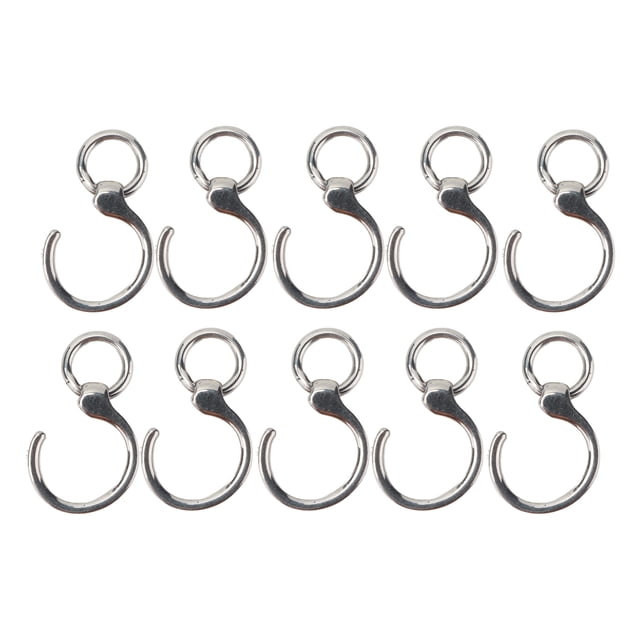 10pcs Bird Foot Ring Stainless Steel Outdoor Parrot Flying Accessory for Birds Training9#
