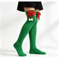 thumbnail image 2 of HIOK Party Knee High Socks Striped Witch Long Socks for Women Girls Cosplay Party Dress up Funny Novelty Gifts（2 Pairs）, 2 of 5
