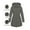 Dark Gray, variant on Puffer Coats for Womens Winter Jackets Hood New Solid Color Casual Cotton for Women Waterproof Jacket Khaki Size XL