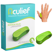 Aculief Wearable Acupressure Headache Body Instant Stress Tension Relief - Green