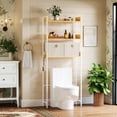 thumbnail image 1 of Organizador para Baño sobre Inodoro de Altura Ajustable con Repisas y Cajas de Tela , Estante Ahorrador de Espacio, 1 of 7
