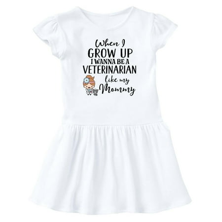 

Inktastic Veterinarian Like Mom Gift Baby Girl Dress