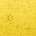 thumbnail image 1 of Ahgly Company Indoor Square Oriental Yellow Traditional Area Rugs, 5' Square, 1 of 4