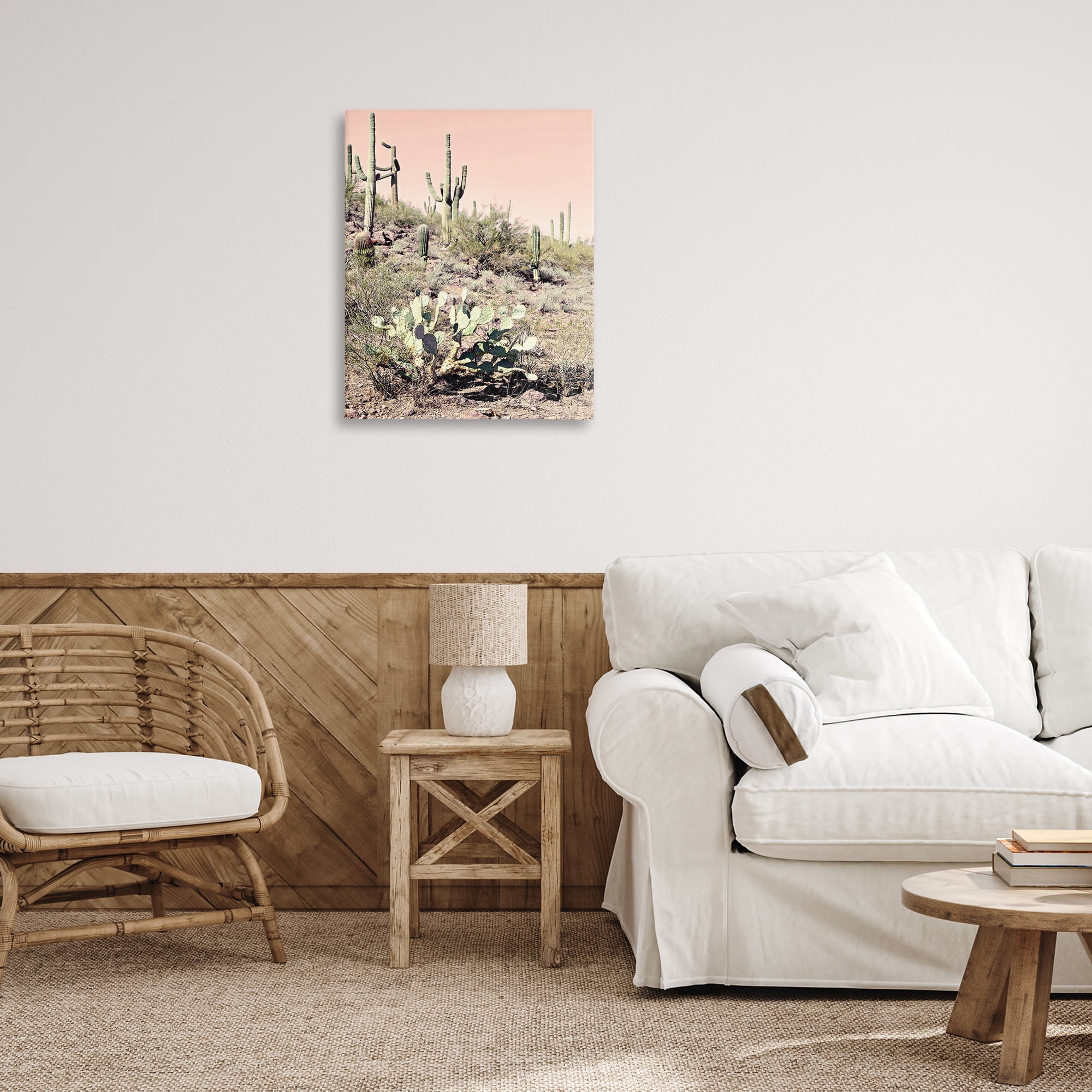 Stupell Industries Rustic Desert Scene Landscape & Nature Photography Wrapped Canvas Art Print Wall Art, 24 x 30