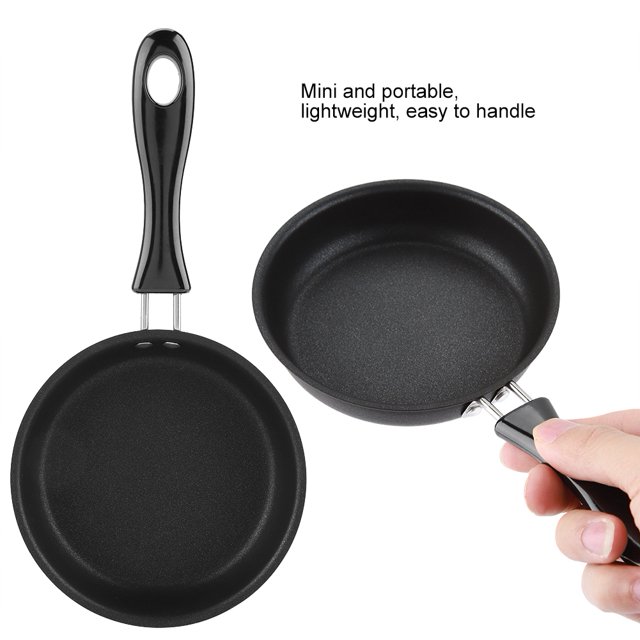 Mini sartén, mini sartén portátil, cocina, sartén para freír huevos, solución innovadora