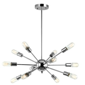 Pendants Porch 6 Light With Hand N Clear Glass Brushed Nickel Size 20 In 360 Watts World Of Crystal Com Pendants Porch 6 Light With Hand N, Sputnik Style Chandelier Ukulele