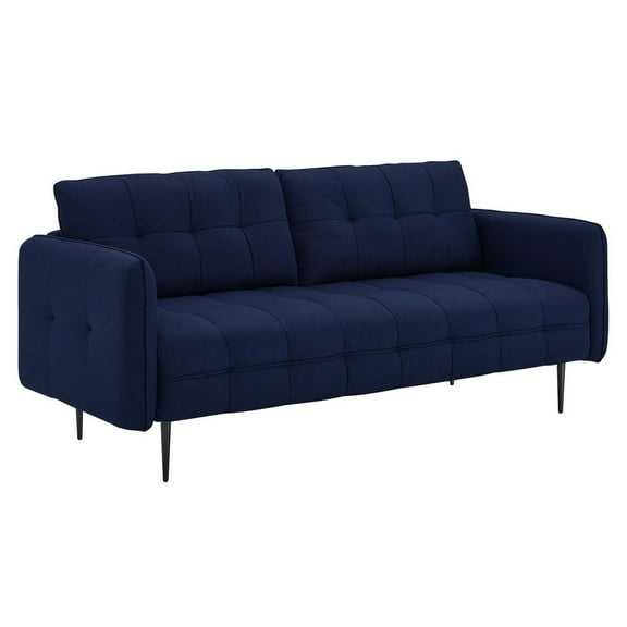 Modway Cameron Tufted Fabric Sofa in Royal Blue