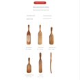 thumbnail image 4 of Handmade Premium Wooden Spurtle Set Spurtles Wooden, Heat Resistant Non Stick Scottish Spurtle Set, 4 of 9