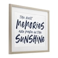 thumbnail image 2 of Stupell Industries Coastal Memories Made In Sunshine Birch Framed Print Under Glass, 16 x 13, by Lettered and Lined, 2 of 8