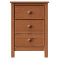 thumbnail image 3 of From the Tree Furniture Honey Nightstand with 3 Deep Storage Drawers, Easy Assemble, Eco-Friendly, 3 of 10