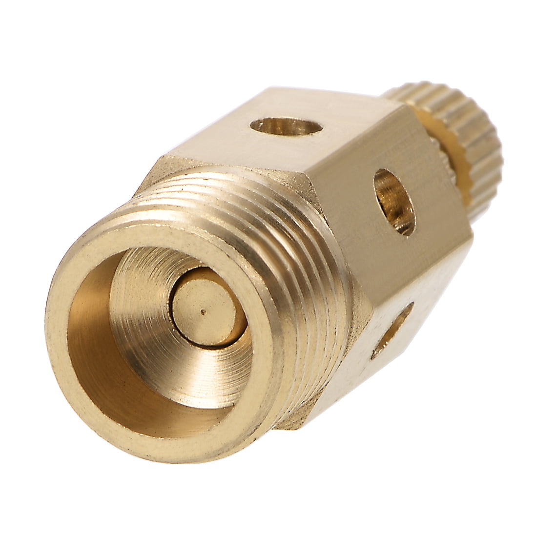 4Pcs Top Adjustable Pneumatic Air Exhaust Silencer Muffler Copper 1/4