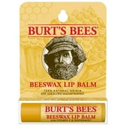 Burt's Bees 100% Natural  Moisturizing Lip Balm, with Beeswax, Vitamin E & Peppermint Oil, 1 Tube