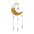 thumbnail image 2 of Mashaouyo Home Decor Natural Crushed Stone Amethyst Powder Quicksand Moon Garden Decoration Light Collection Pendant, 2 of 3
