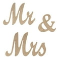 thumbnail image 2 of SMKE Mr And Mrs Sign For Wedding Party Table,Wedding Decorations For Reception,Wedding Signs Beige, 2 of 4