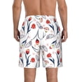 thumbnail image 3 of Naloa Tulips Flowers Men's Beach Shorts, Surfing shorts, Swim trunks, Quick Dry Swim Trunks for Surfing Beach Fun - X-Large, 3 of 9
