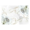 thumbnail image 3 of Tiptophomedecor Floral Wallpaper Wall Mural - White Dancers, 3 of 4