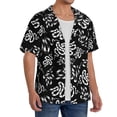 thumbnail image 2 of Goofa Snake Printed Men's Casual Short-sleeved Shirt,Lightweight Breathable Button-down,Summer Casual men's top,Versatile Fashion shirt-Small, 2 of 7