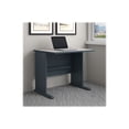 thumbnail image 4 of Series A 36W Office Desk in Slate and White Spectrum - Engineered Wood, 4 of 5