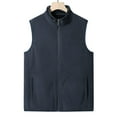 thumbnail image 5 of Sleeveless Vests for Women Fuzzy Jackets Zip Mock Neck Warm Cozy Winter Coats with Pockets, 5 of 6