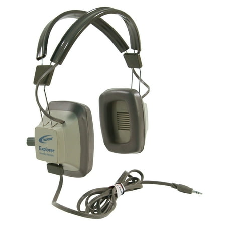 UPC: 0610356831267 | Califone EH-3SV Explorer Binaural Headphones  Light Grey/Beige
