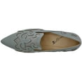 thumbnail image 5 of Bellini Bengal Womens Fleur De Lis Comfort Pump 13 Grey Faux Leather/Grey Microsuede, 5 of 6