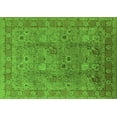 thumbnail image 1 of Ahgly Company Indoor Rectangle Oriental Green Industrial Area Rugs, 8' x 10', 1 of 4