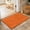 Burnt Orange, variant on 2x3 Ft Entryway Area Rug, Mottling Orange Kitchen Rug Runner Washable Floor Mat, Modern Rustic Farmhouse Orange Vintage Non Slip Indoor Door Mat Throw Carpet for Bathroom Living Room Bedroom