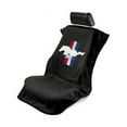 thumbnail image 1 of Seat Armour SA100MUSB Mustang Pony Black Seat Cover, 1 of 3