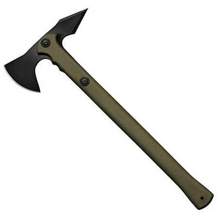 

Forged Toma Survival Hatchet - Great For Camping Survival Outdoors And Chopping Wood Trench - OD Green