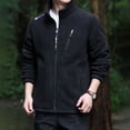 thumbnail image 2 of Men's Softshell Jacket with Thermal Hooded Windproof Outdoor Winter Coat for Hiking Camping, 2 of 6