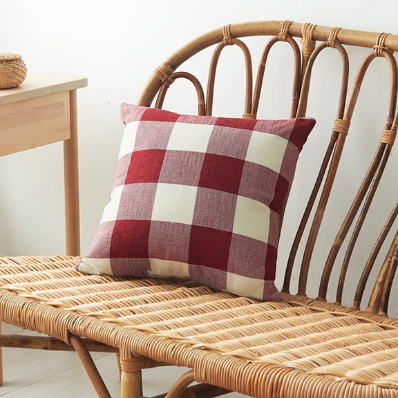 Kugisaki Throw Pillow Covers Soft Thicked Flocked Pillowcase Decorative Pillow Covers for Sofa Couch Bed