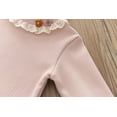 thumbnail image 6 of GigrtiJin Girls Plus Size Velvet Knitted Sweater Mock Neck Cute Lace Warm Blouse Long Sleeve Round Neck Pullover Top, 6 of 9
